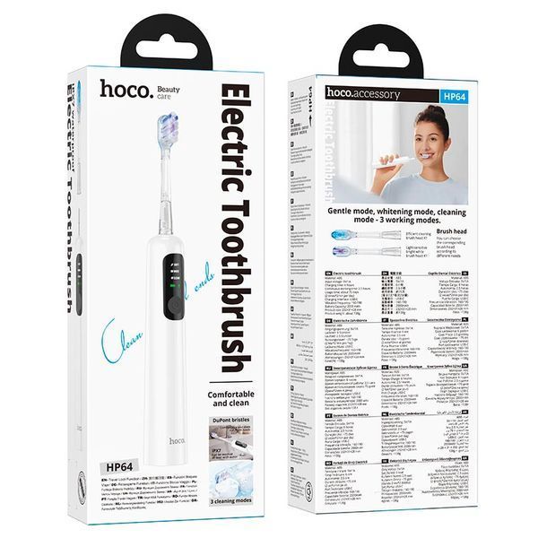 Упаковка електричної зубної щітки HOCO HP64 White