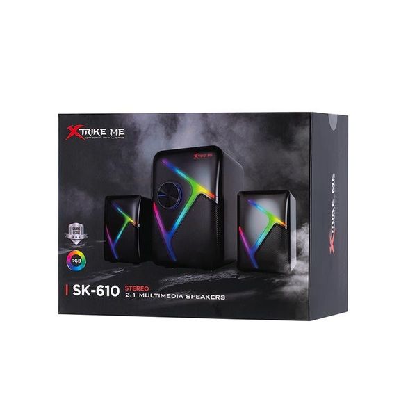 Акустика с RGB-подсветкой XTRIKE ME SK-610