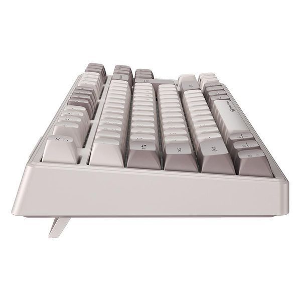 Клавіатура Meetion MK14 White, боковий вигляд корпусу та клавіш