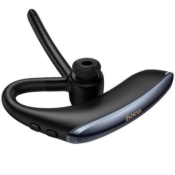 Bluetooth гарнітура HOCO E90 Liya ENC | Bluetooth 6.0, 23 год, кріплення за вухо | Metal Gray 2653 фото