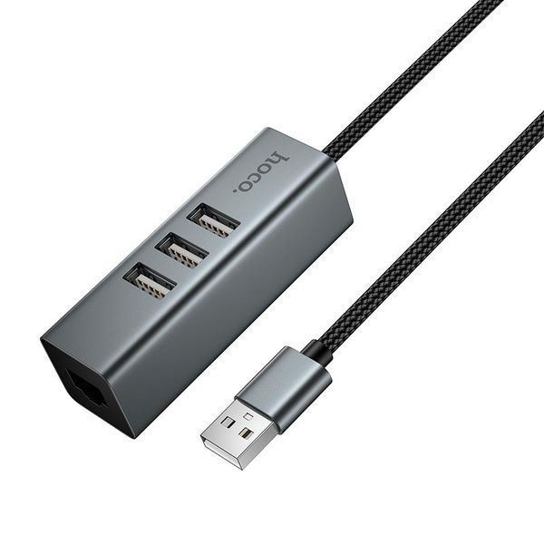 HUB адаптер Hoco 4in1 HB1D на 3 usb A