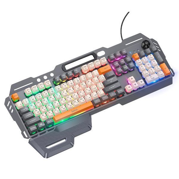 HOCO DI98 Gray з RGB підсвіткою у робочому положенні