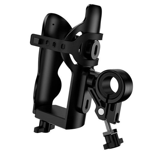 Велотримач для напоїв Hoco H94 Black &ndash; вигляд з боку та система кріплення