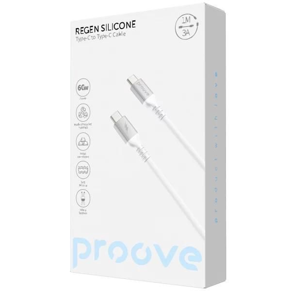 Кабель Proove ReGen Silicone Type-C to Type-C 60W оригінальна коробка