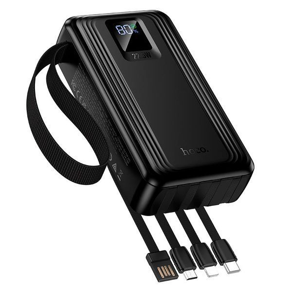Повербанк HOCO Jingyao J173 20000mAh | 22.5W/3A, PD/QC, 2 LED | Black 2655 фото
