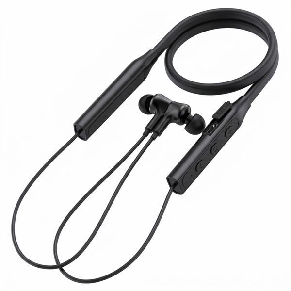 Бездротові навушники BOROFONE BE59 з шийним ободом | BT 5.3, 30h, 200 mAh | Black 2656 фото