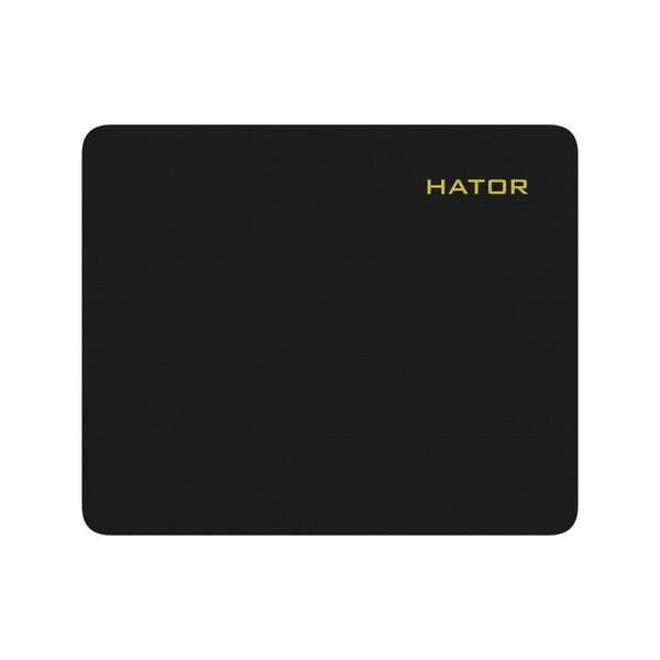 Ігровий килимок HATOR Tonn S, вигляд зверху, Black Yellow