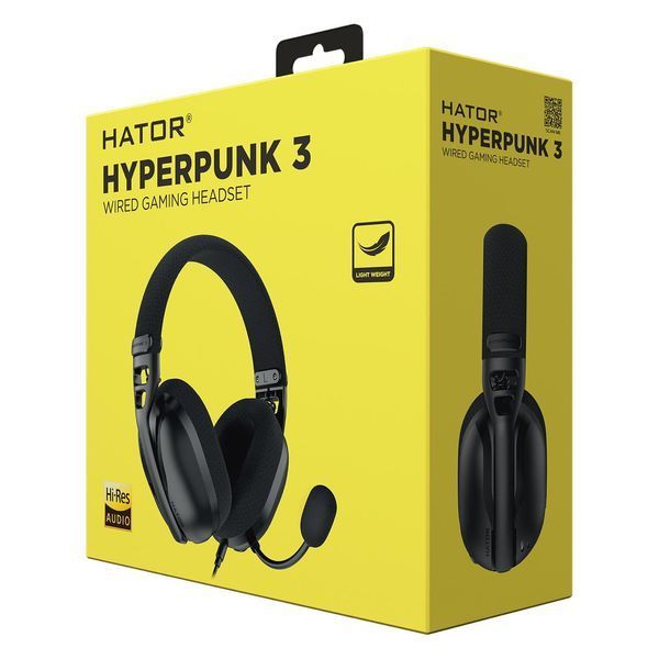 Ігрова гарнітура HATOR Hyperpunk 3 Hi-Res, оригінальна упаковка