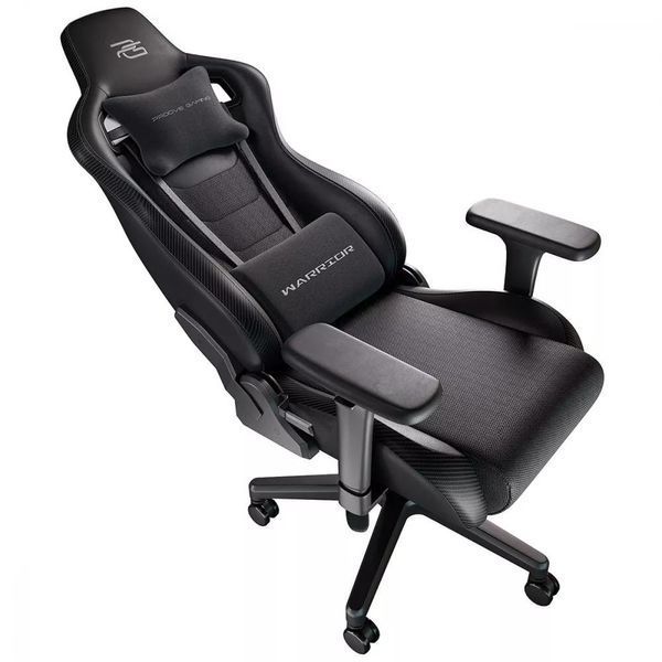 Крісло для геймерів Proove Gaming Warrior з кулерами |123.5&times;52&times;56см, до 136кг, 4D-підлокітники| Black 2080 фото