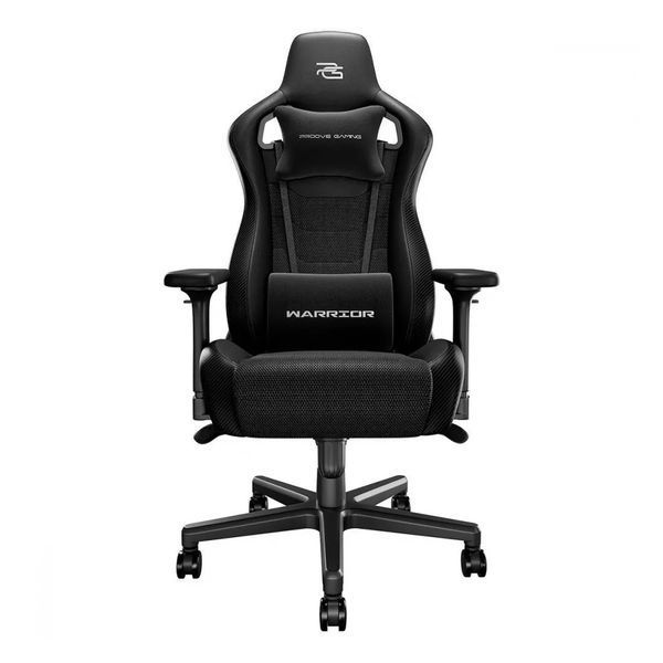 Крісло для геймерів Proove Gaming Warrior з кулерами |123.5&times;52&times;56см, до 136кг, 4D-підлокітники| Black 2080 фото