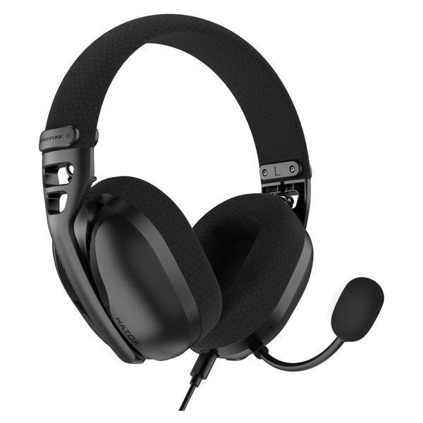 Геймерські навушники HATOR Hyperpunk 3 USB, кутовий вигляд