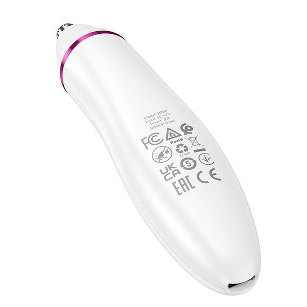 Задня частина електробритви Hoco HP80 Rose Red з корпусом і маркуванням