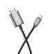 HOCO UA27 серебристый кабель Type-C HDMI