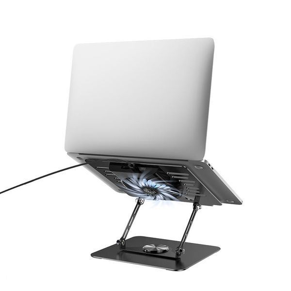Кулер для ноутбука HOCO DH27 | до 17", 1200 RPM, 2xUSB, 15&ndash;23 dBA | Black 2661 фото