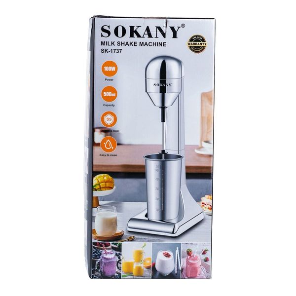 Компактный миксер Sokany SK-1737 для коктейлей