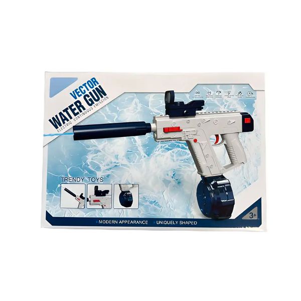 Водяной пистолет Electric Water Space Gun Blue с автоматической закачкой воды 968 фото