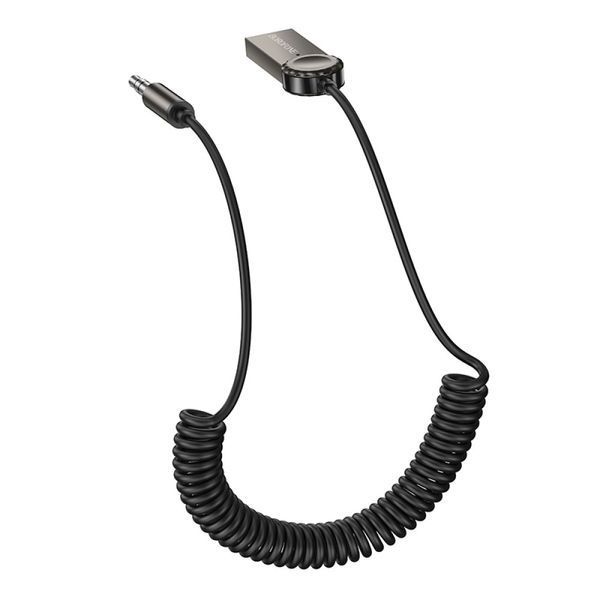 Аудіоадаптер Borofone BC56 Peaceful AUX BT ресивер | Bluetooth 5.0, Usb/Aux | Gray 2622 фото