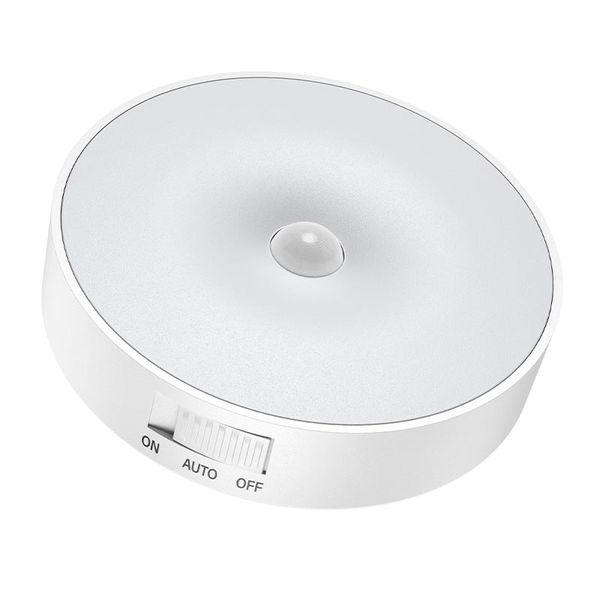 Нічник з датчикому руху HOCO HX17 | 300 mAh, 2 режими, 5.5 годин, Type C | White 2668 фото