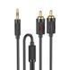 Кабель HOCO UPA28 з 3.5mm на 2 RCA