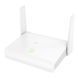 Беспроводной Wi-Fi роутер HOCO HI36 белого цвета с двумя антеннами.