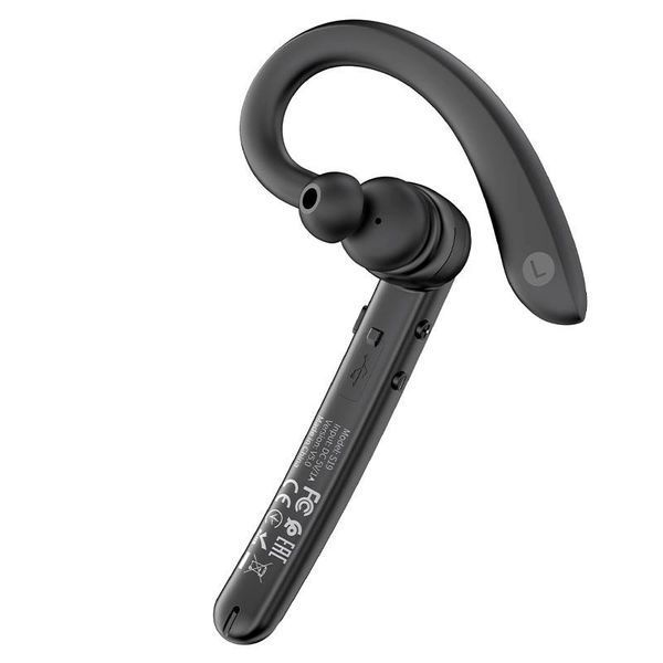 Bluetooth гарнітура HOCO S19 Heartful ENC з кріпленням за вухо