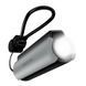 Повербанк BOROFONE Star BJ87 5000mAh з LED-ліхтариком Black &ndash; увімкнений ліхтар